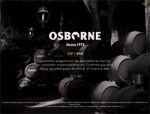 Tablet Screenshot of osborne.es